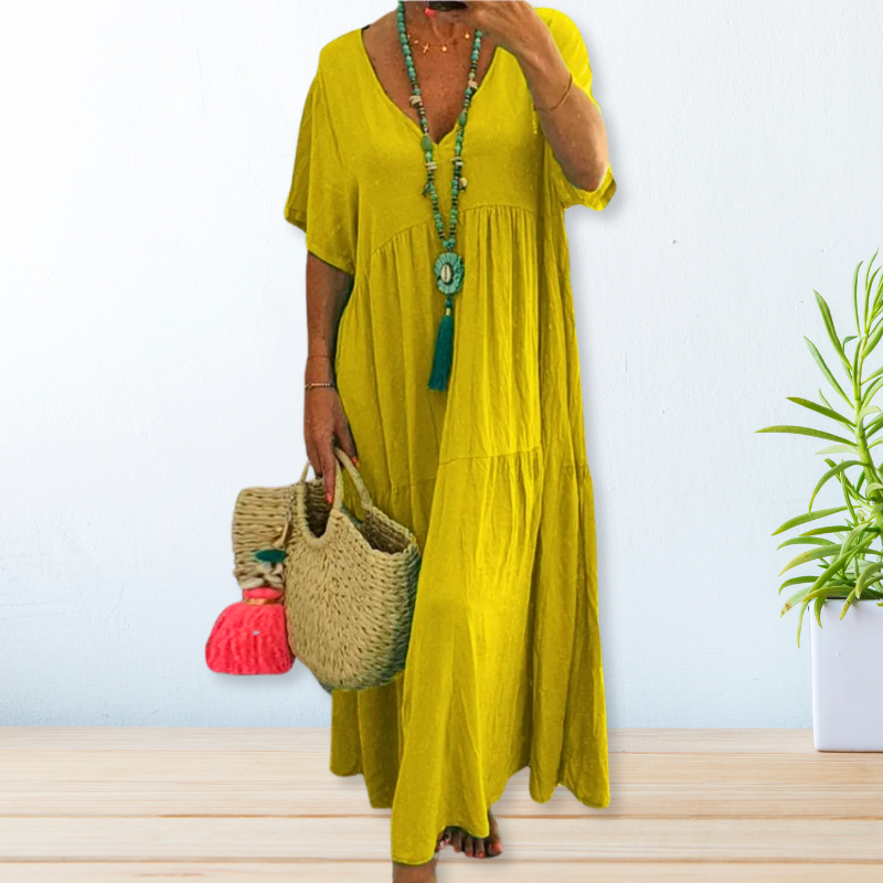 Maelis - Cotton Linen Dress