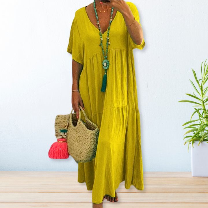 Maelis - Cotton Linen Dress