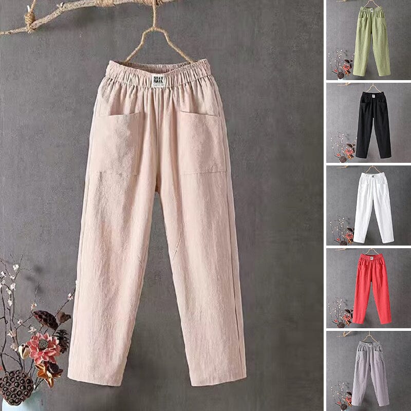 OLIVIA - Linen Blend Trousers