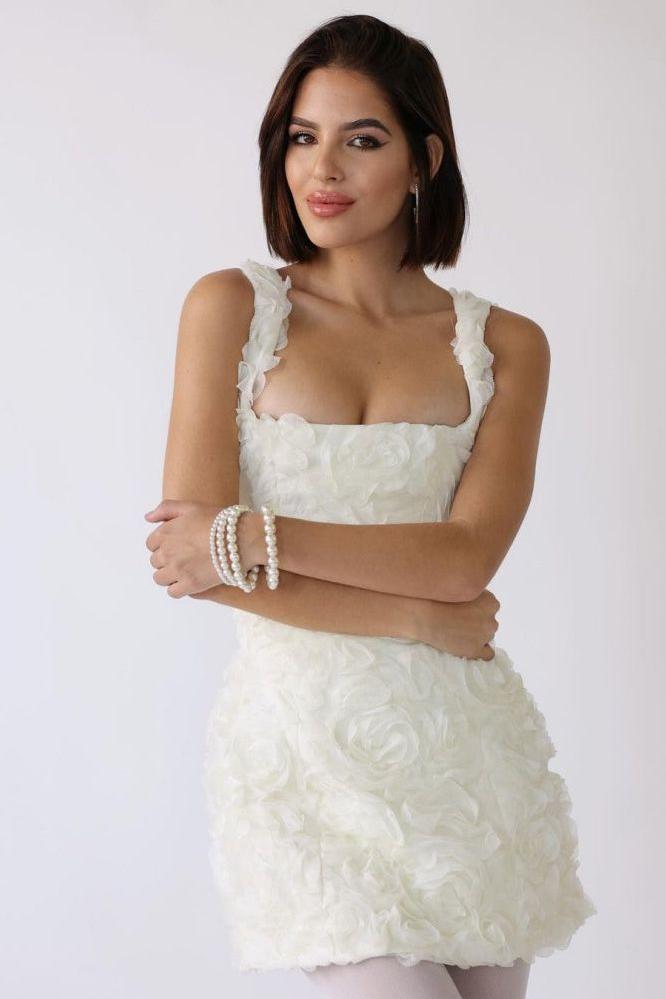Elaine - Blossom Ruffle Dress