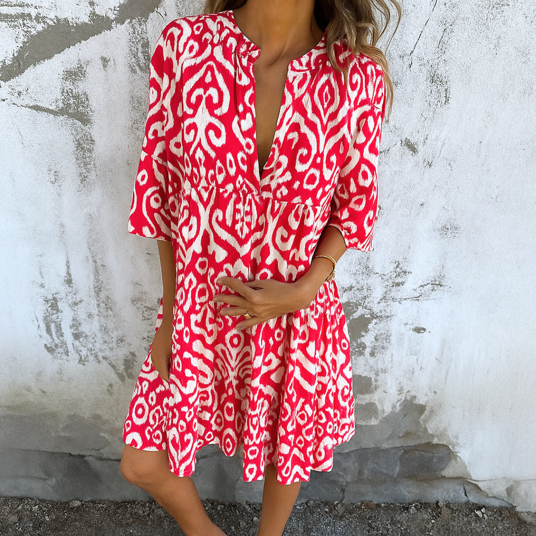 Keira - Abstract Boho Dress