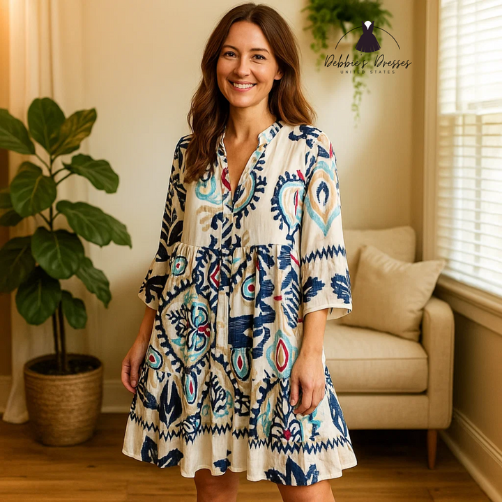 Lowella - Bohemian Tunic Dress