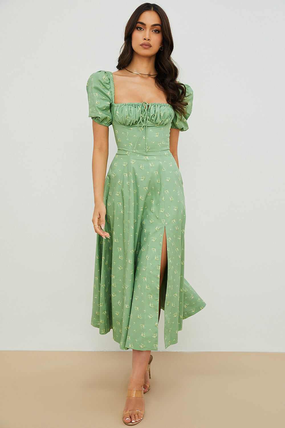 Taria - Bloom Puff Sleeve Dress