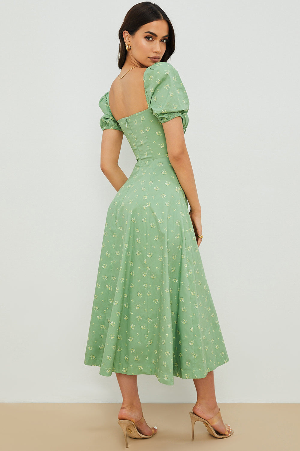 Taria - Bloom Puff Sleeve Dress