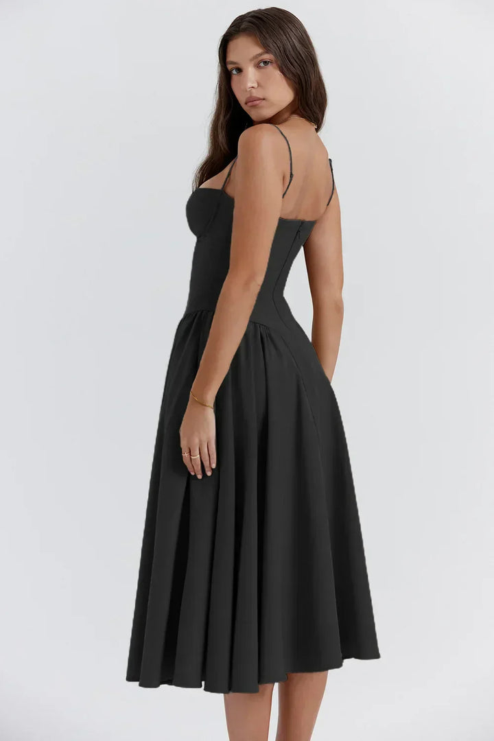 Avanie - Chic Corset Flare Dress
