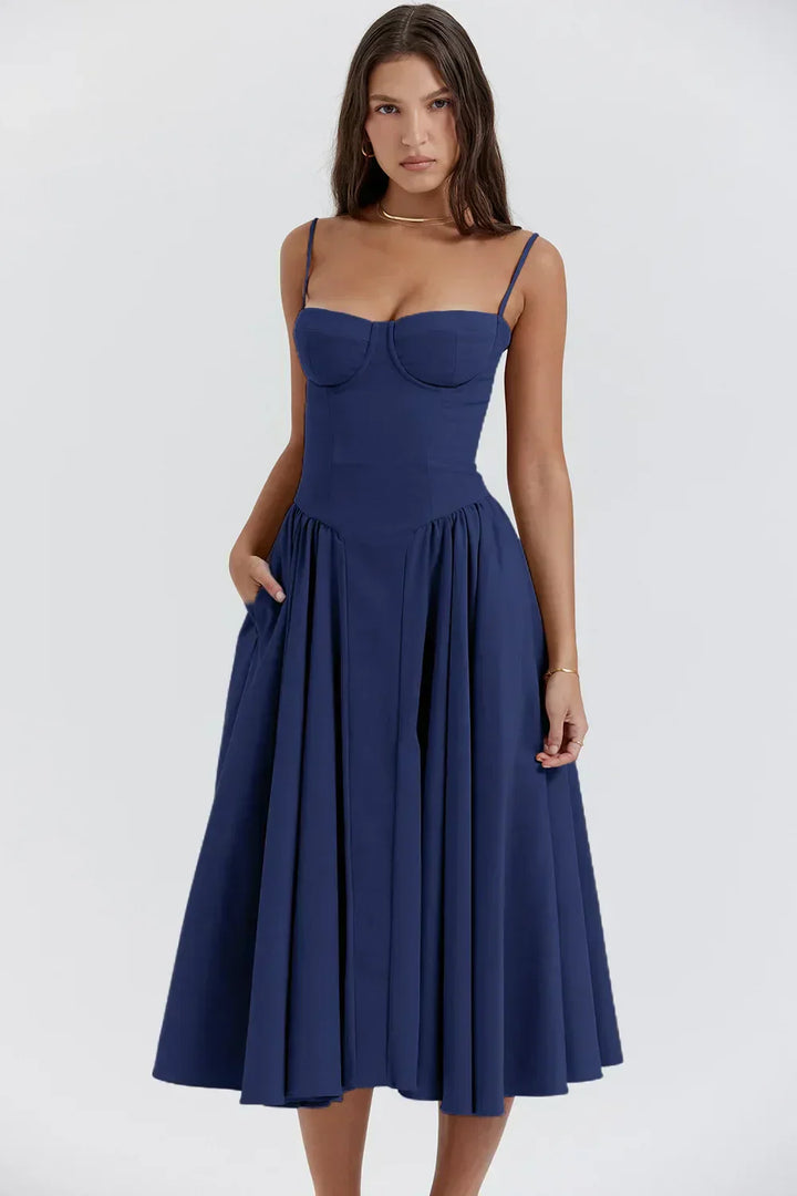 Avanie - Chic Corset Flare Dress