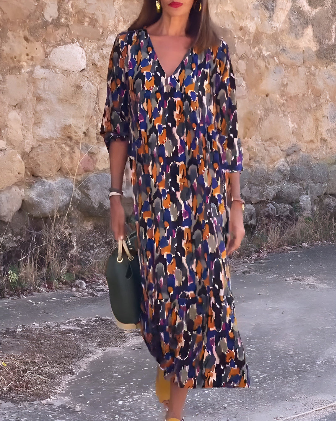 Nathale - Abstract Elegance Dress