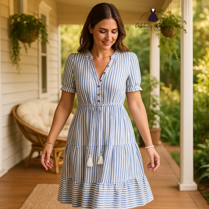 Vianney - Classic Striped Dress
