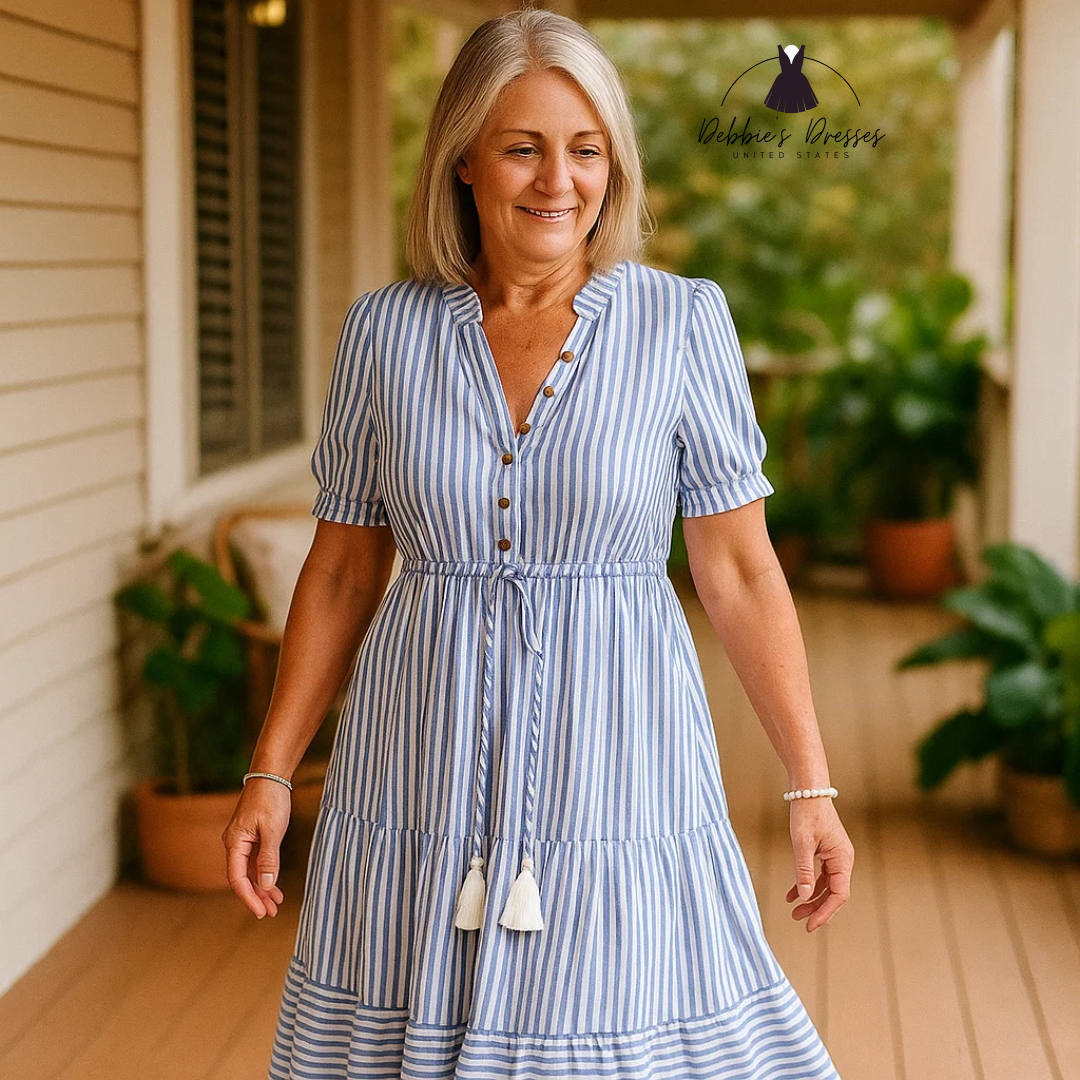 Vianney - Classic Striped Dress