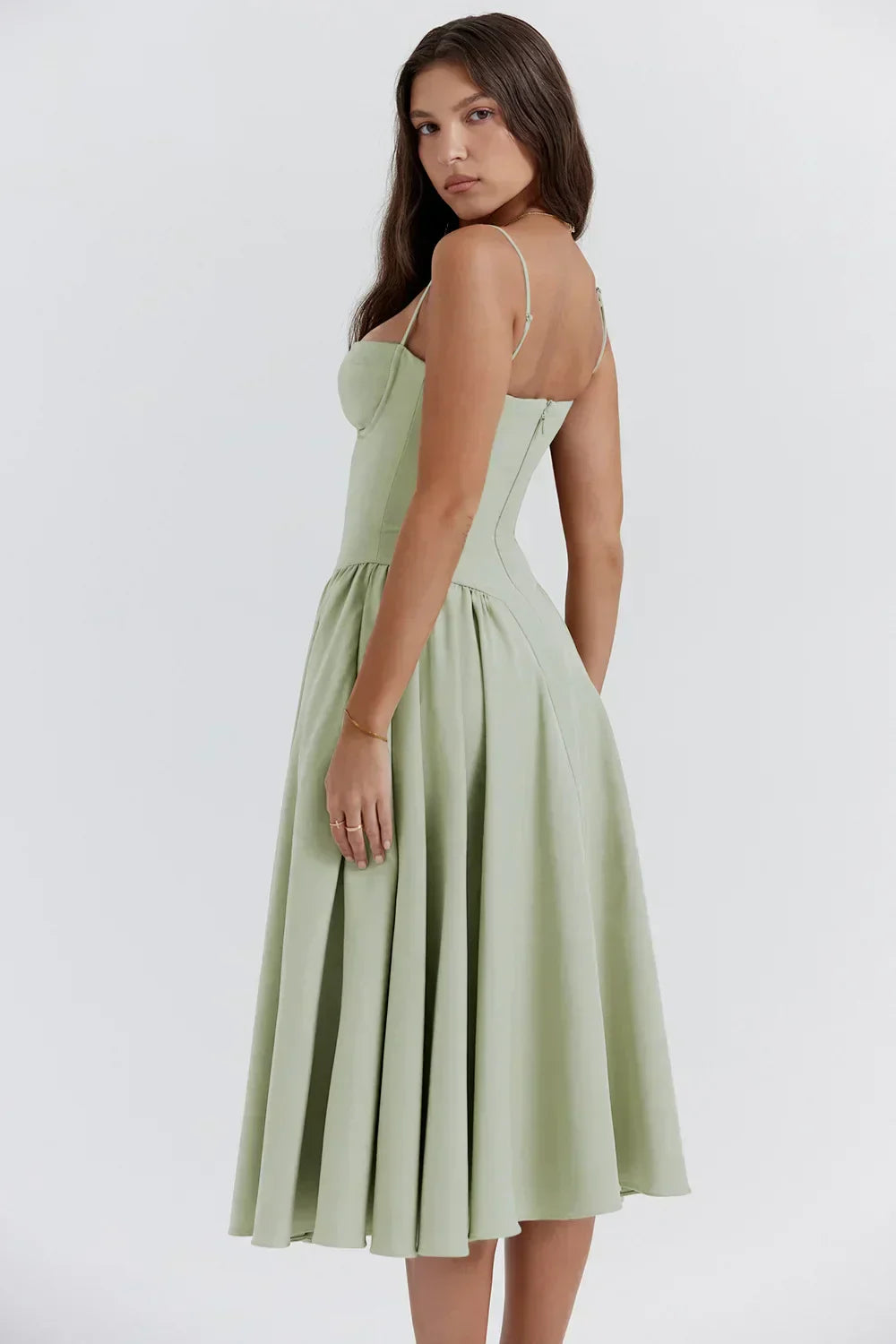 Avanie - Chic Corset Flare Dress