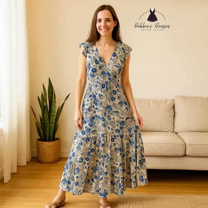 Dahlia - Floral Maxi Dress