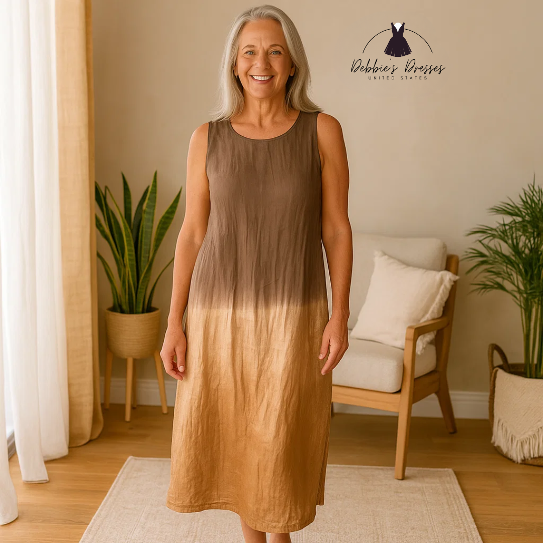 Leia - Casual Gradient Dress