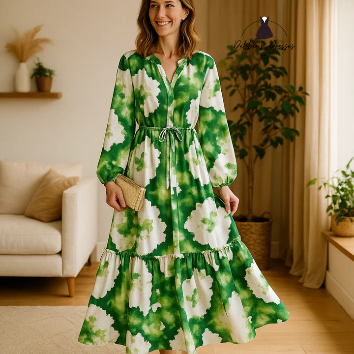 Yvonne - Abstract Maxi Dress