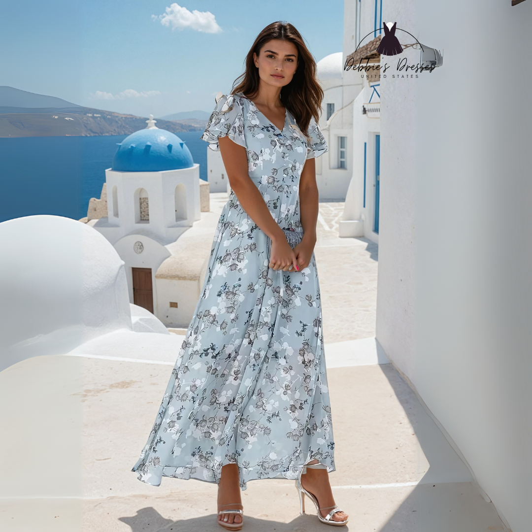 VICTORIA - Glamorous Tummy Covering Dress