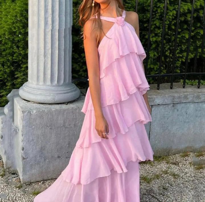 Stephanie - Cascading Layered Dress