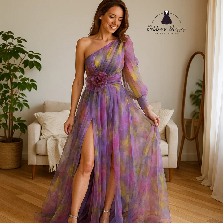Brenda - Mystical One-Shoulder Dress