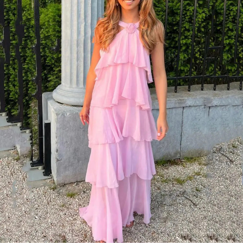 Stephanie - Cascading Layered Dress