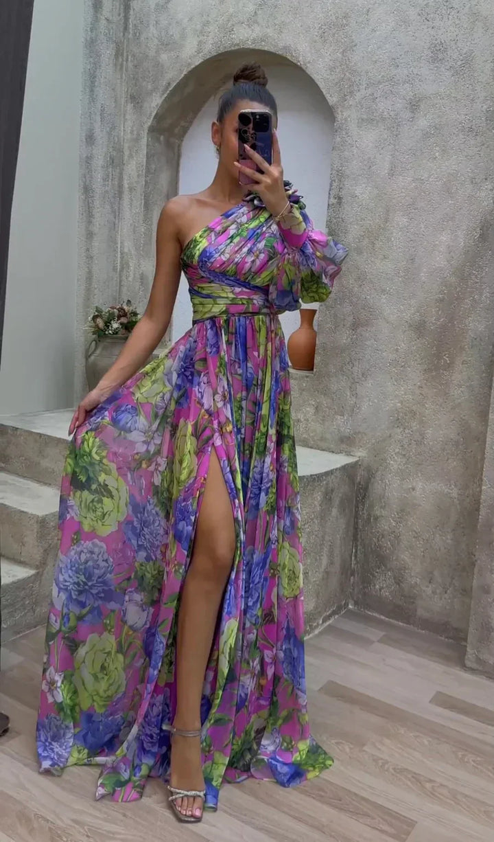 Kristen - Tropical Flowy Dress