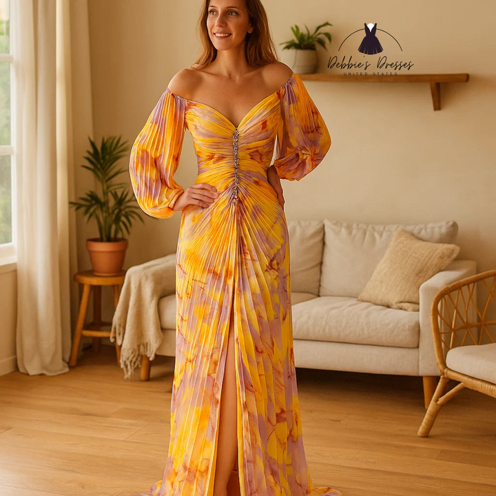 Deliana - Sunset Bloom Dress