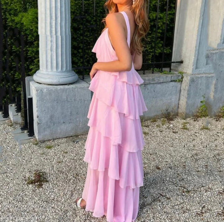 Stephanie - Cascading Layered Dress
