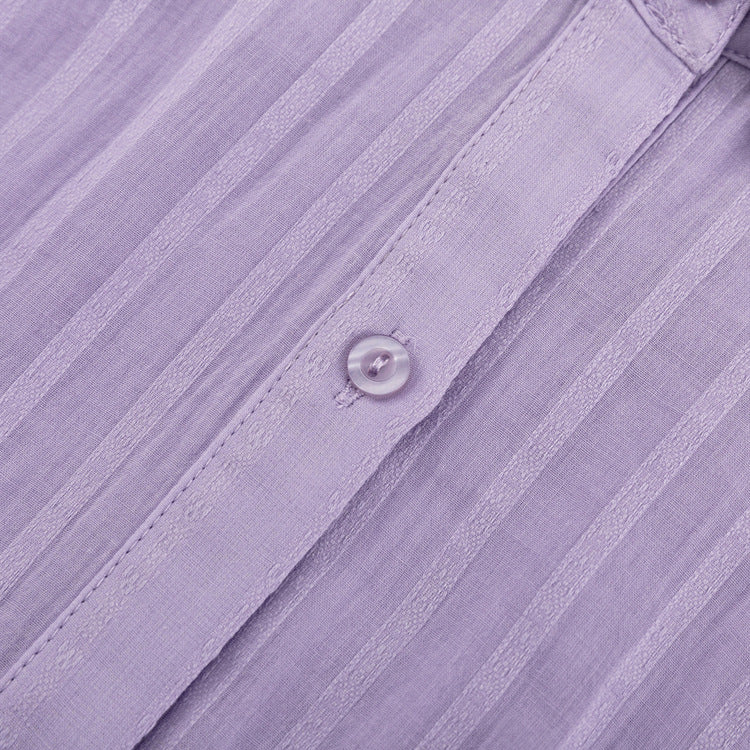 Yselia - Breezy Button-Up and Shorts Set