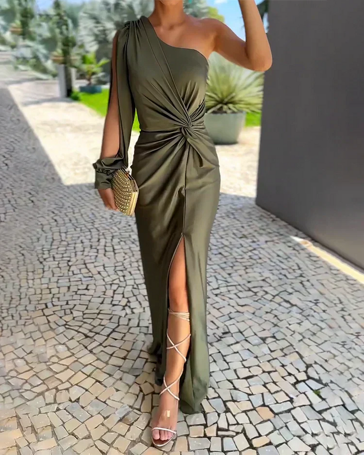 Serelina - Elegant Slit Dress