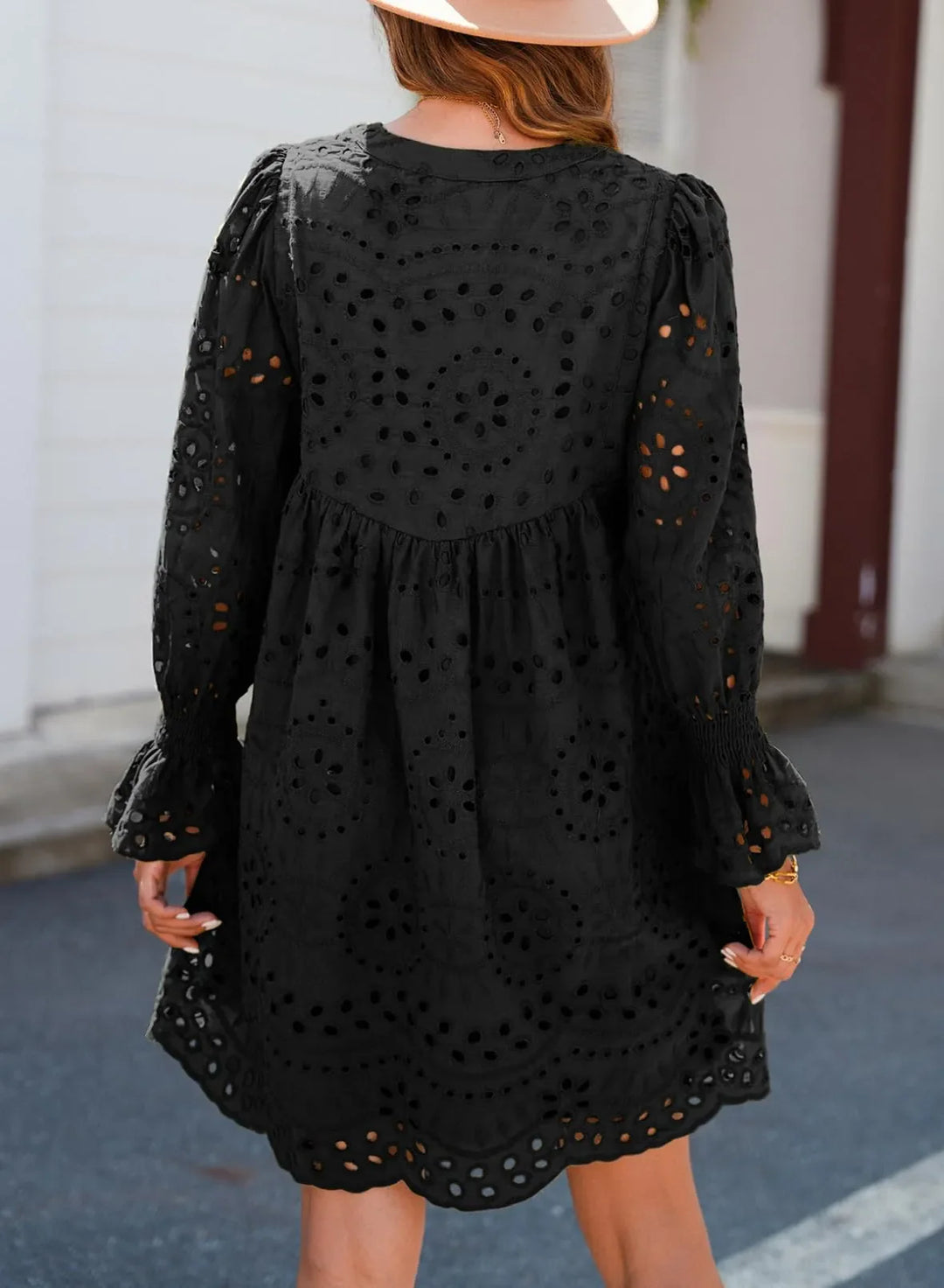 Thea - Feminine Eyelet Dress