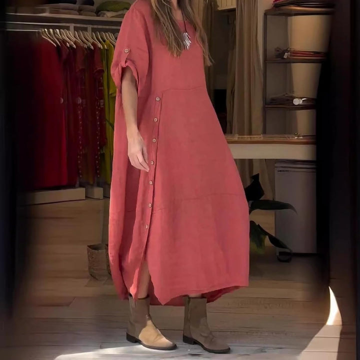 Jenny - Buttoned Detail Dress