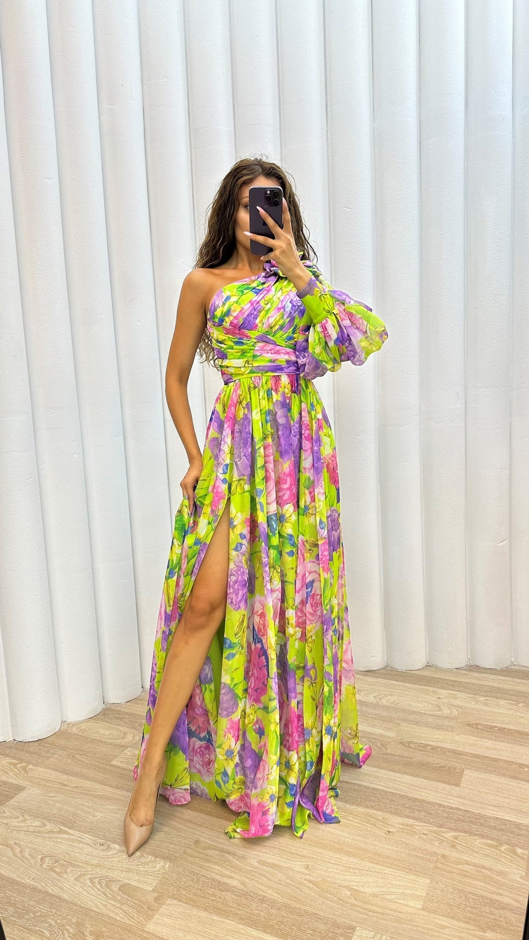 Kristen - Tropical Flowy Dress