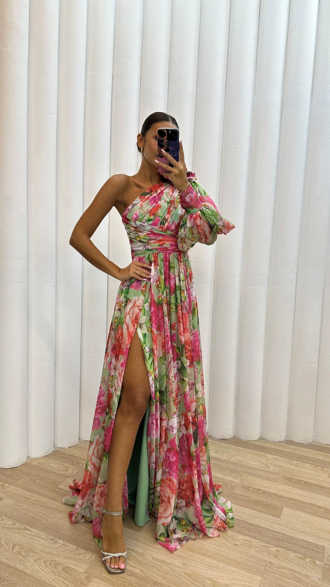 Kristen - Tropical Flowy Dress
