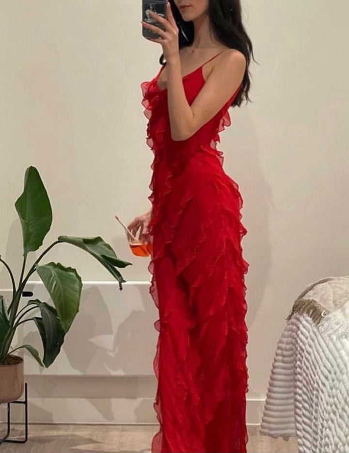 Alora - Ruffle Statement Dress