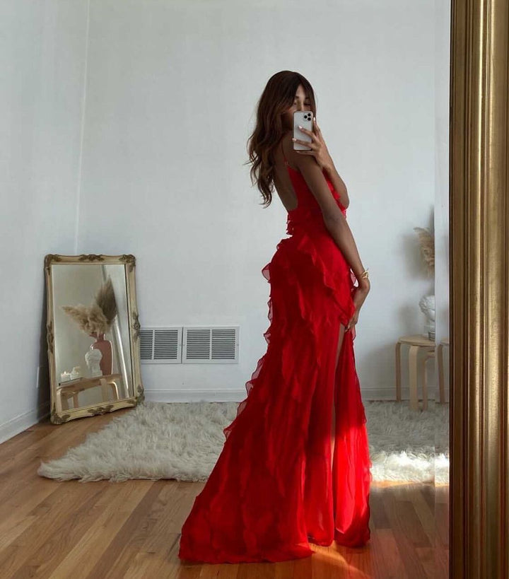 Alora - Ruffle Statement Dress