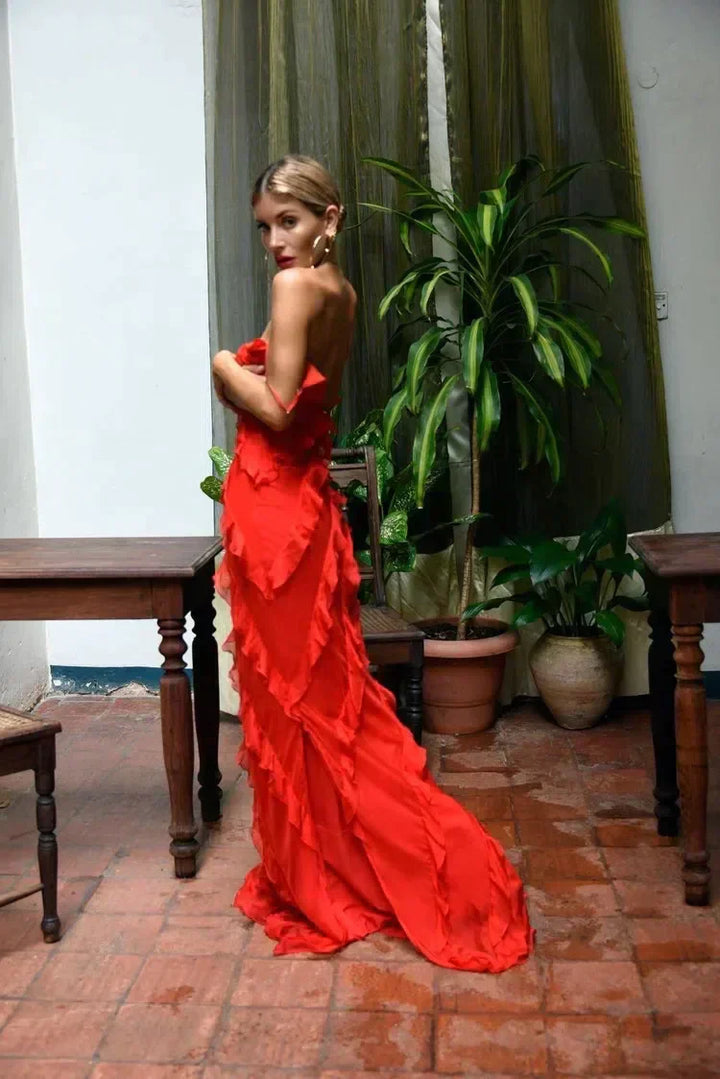 Alora - Ruffle Statement Dress