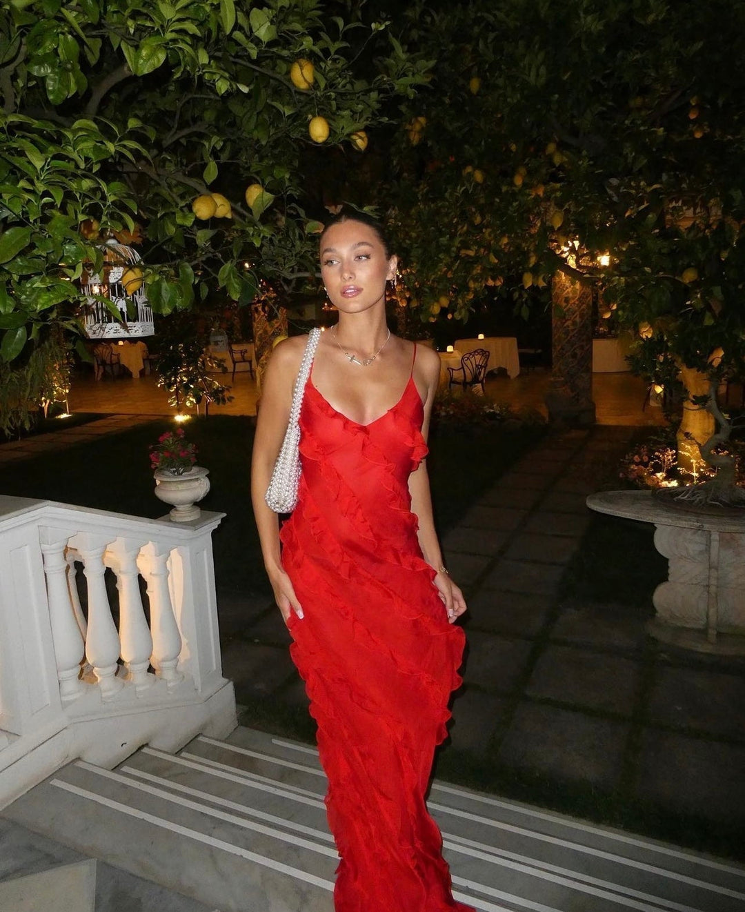 Alora - Ruffle Statement Dress