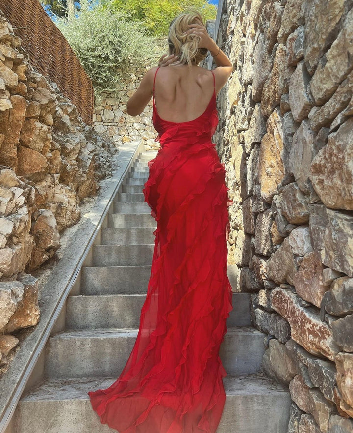 Alora - Ruffle Statement Dress