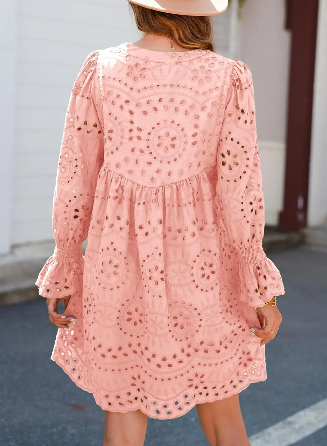 Thea - Feminine Eyelet Dress