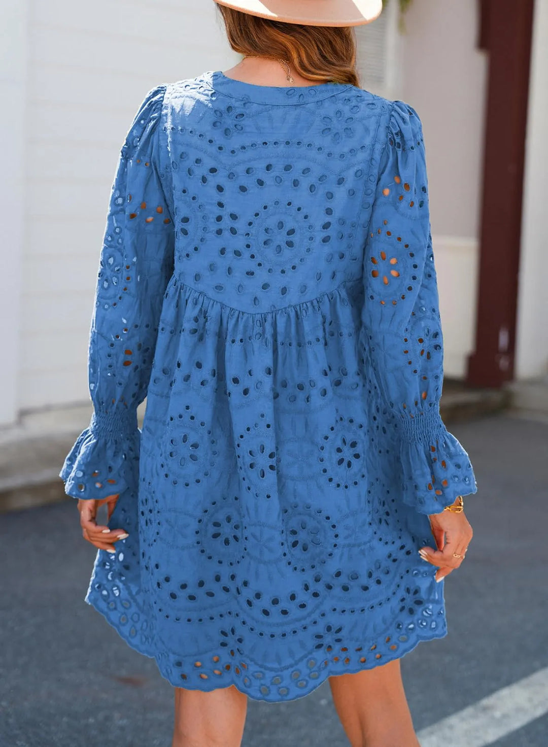 Thea - Feminine Eyelet Dress