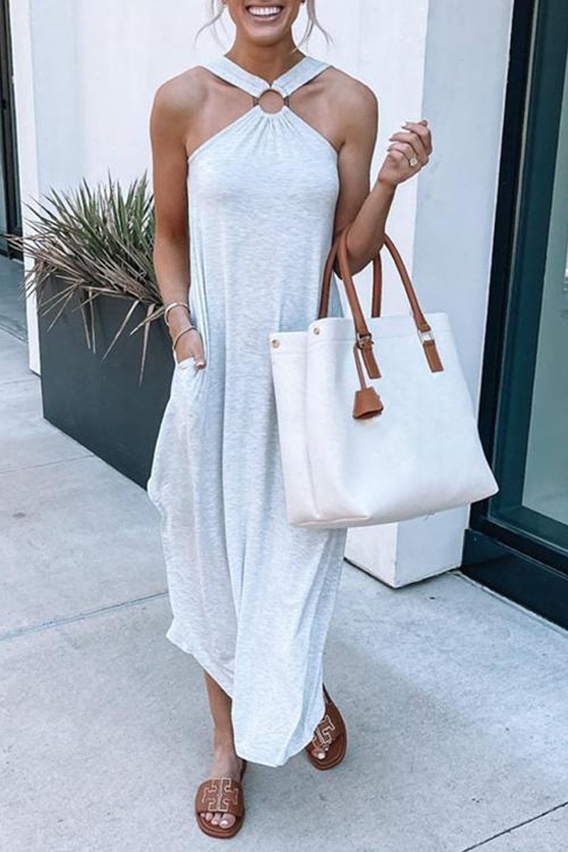Jezrah - Halter Breeze Dress