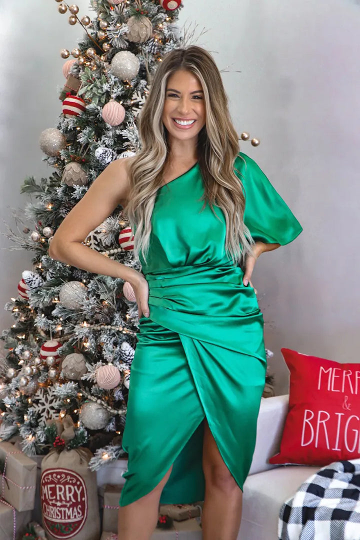 Novera - Elegant One-Shoulder Dress
