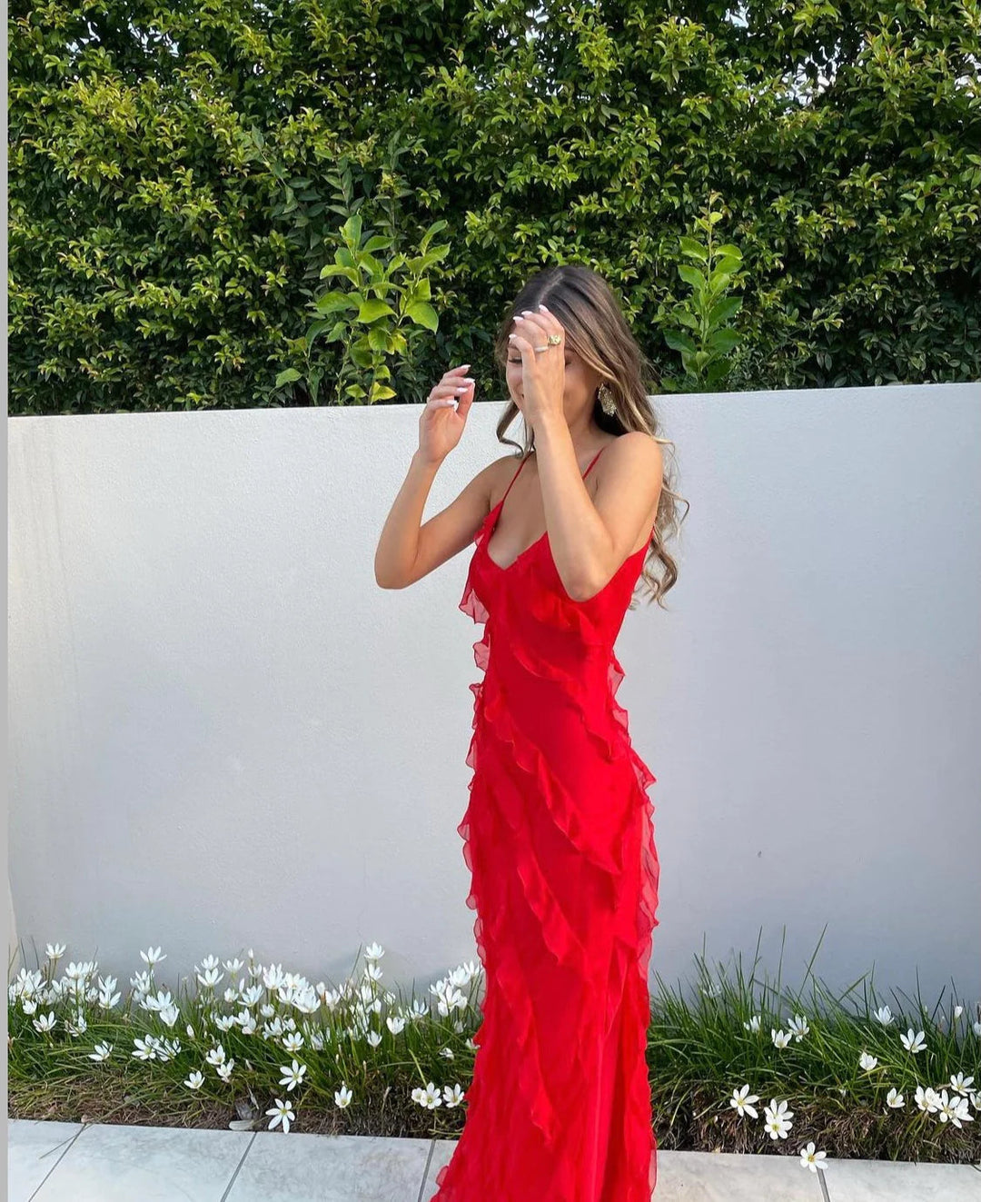 Alora - Ruffle Statement Dress