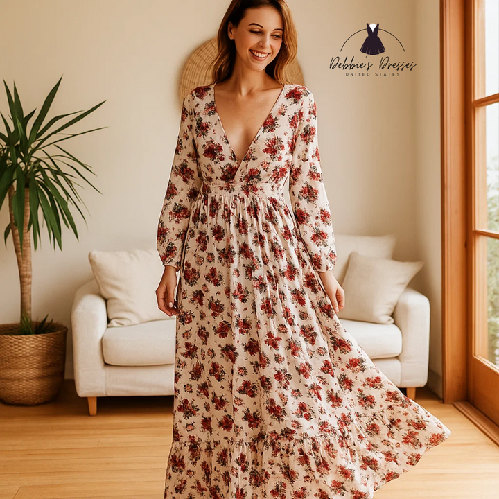 Cassandra - Floral Boho Dress