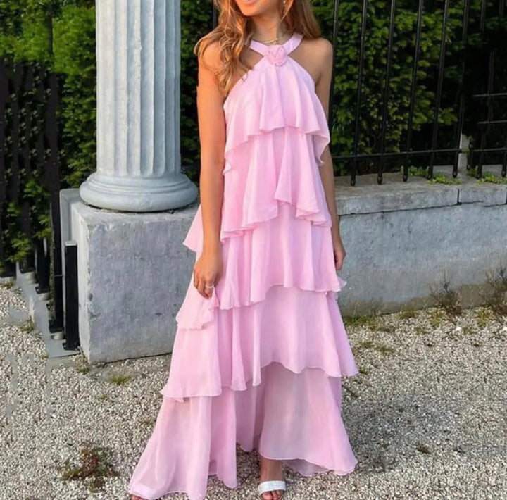 Stephanie - Cascading Layered Dress