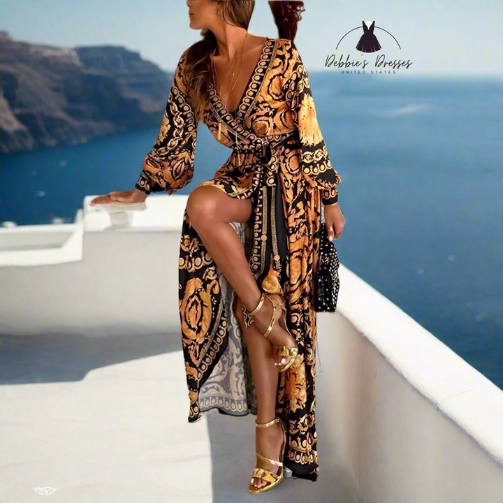 Valentina - Boho Printed Dress