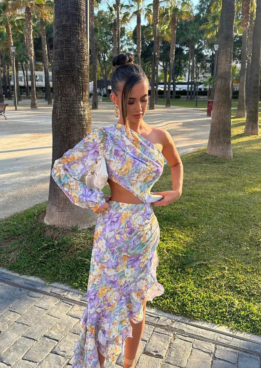 Vani - One Shoulder Bloom Dress