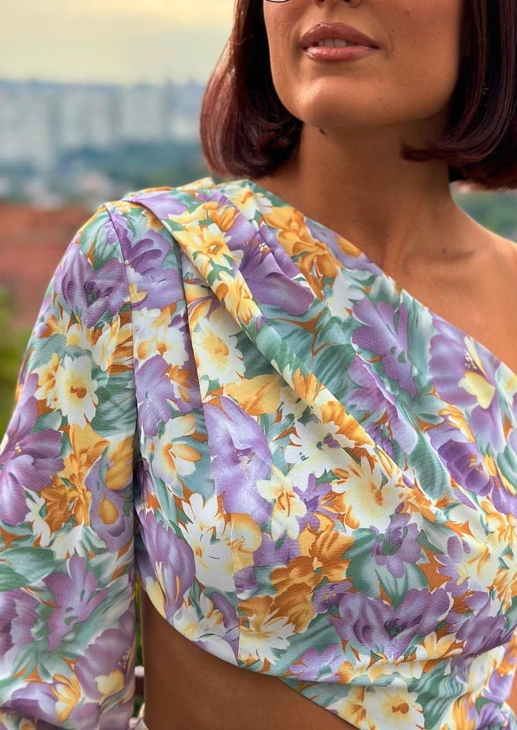Vani - One Shoulder Bloom Dress