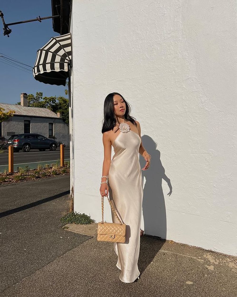 Celestia – Petal Neck Dress