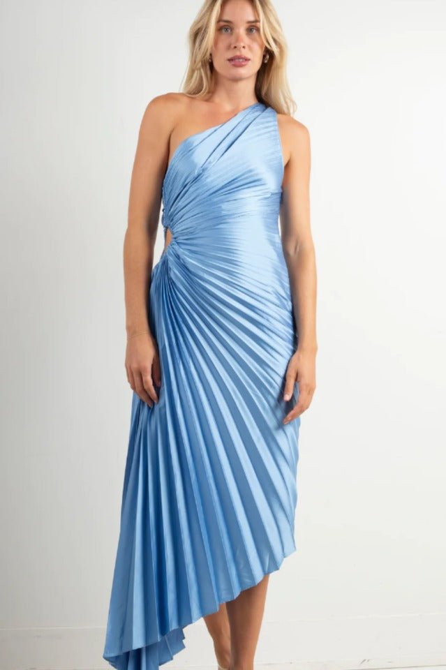 Carrie - Pleated Elegance Dress