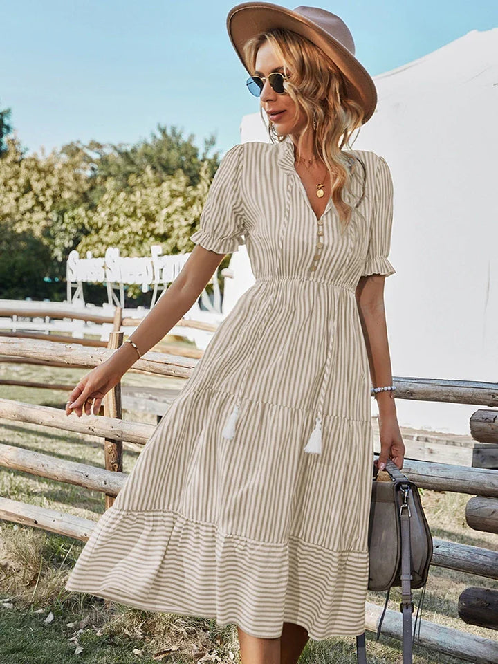Vianney - Classic Striped Dress