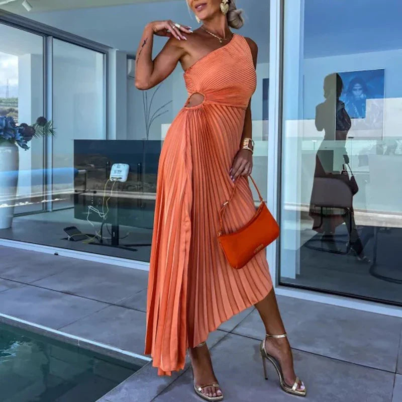 Ayessa - Sculpted Pleats Dress