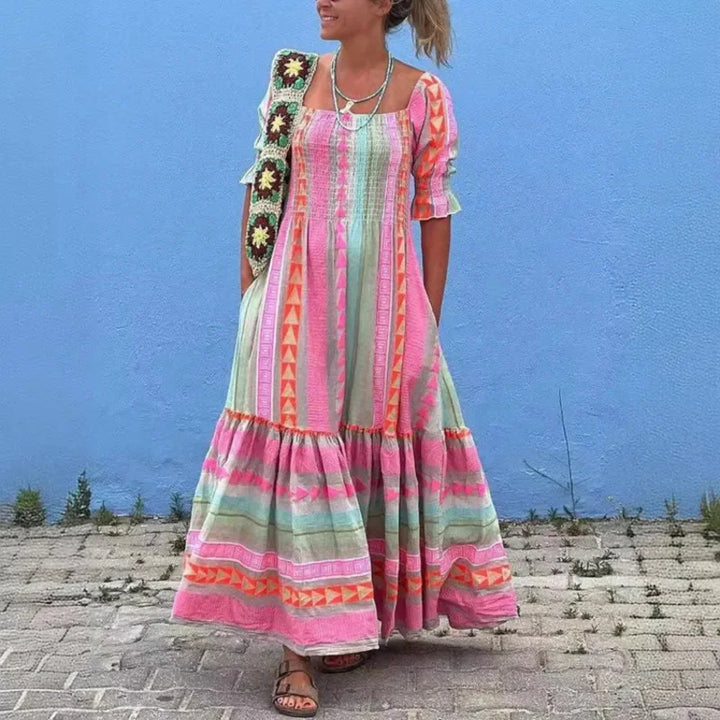 Kelly - Vibrant Boho Dress